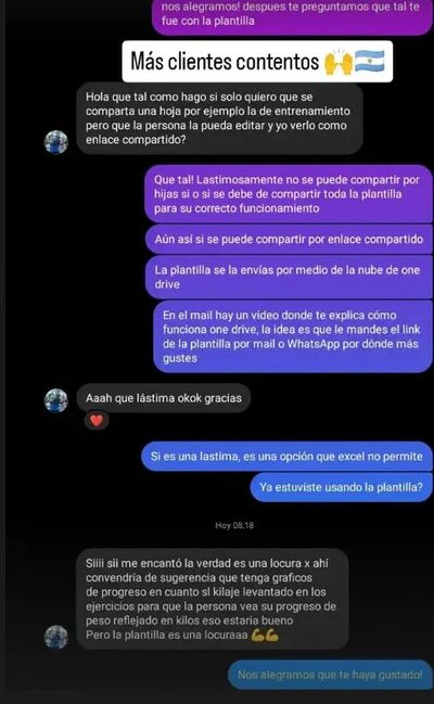 Testimonio real de cliente BioTraining